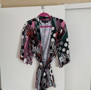 Eloquii Printed Kimono Robe